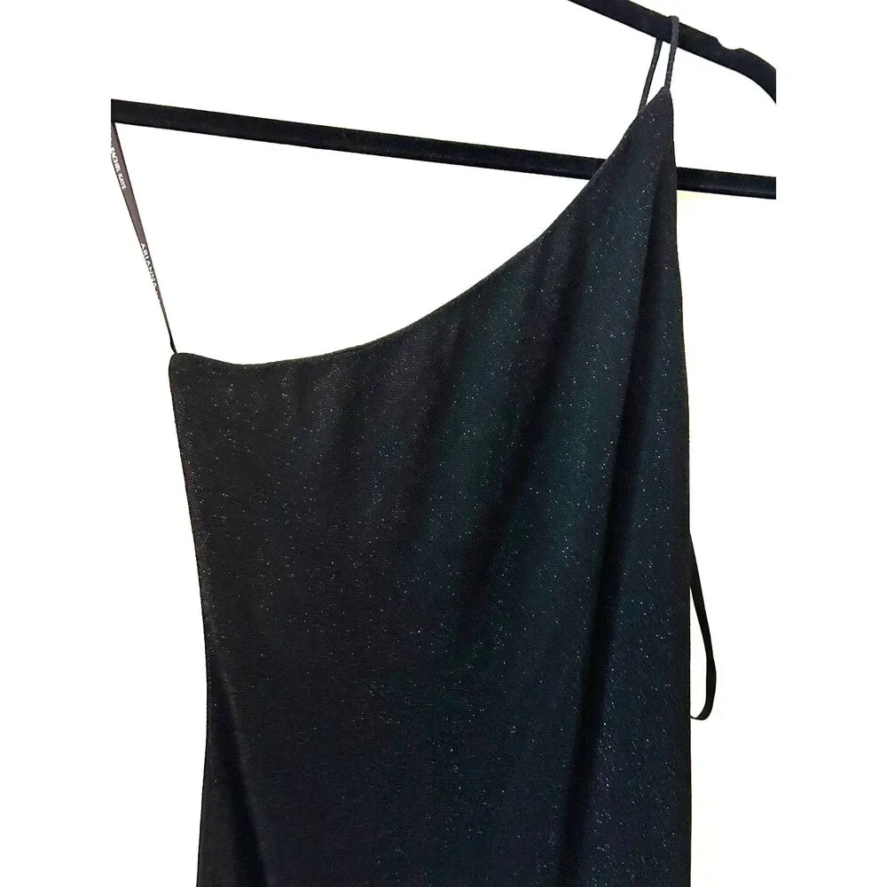 VTG ARIANNA by Rachel Kaye Women's 6 Y2K Prom‎ Dress whimsigoth black/metallic
